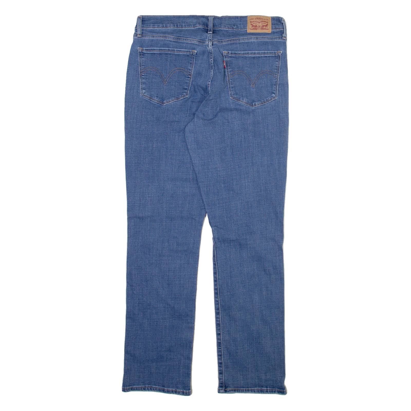 LEVI'S Womens Jeans Blue Classic Straight W30 L30