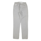CALVIN KLEIN JEANS Womens Grey Regular Fit Straight Denim Woven W26 L31 Classic