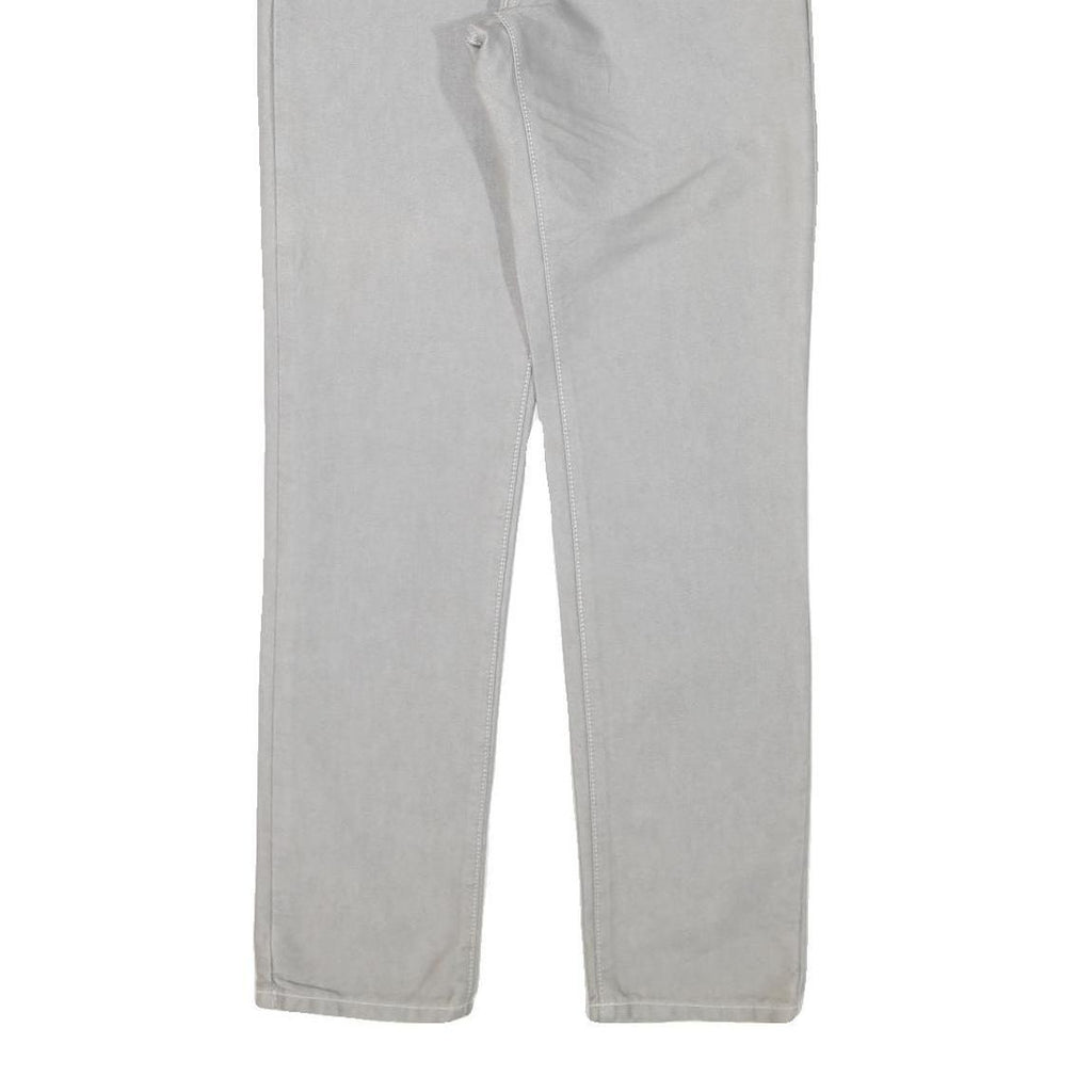 CALVIN KLEIN JEANS Womens Grey Regular Fit Straight Denim Woven W26 L31 Classic