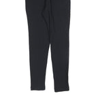 GUESS Womens Black Slim Trousers W28 L28 Zip Polyester Blend Elegant Fit