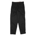 CASUAL LAND Mens Cotton Blend Black Regular Trousers W32 L34 Zip Closure