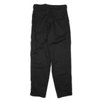 CASUAL LAND Mens Cotton Blend Black Regular Trousers W32 L34 Zip Closure