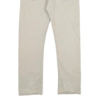 LEVI'S 513 Mens Slim Cream Jeans Cotton Blend Zip W38 L32 Classic Fit Casual
