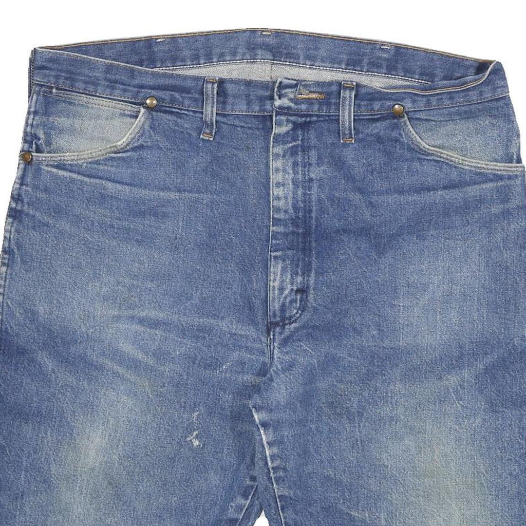 WRANGLER Mens Denim Blue Regular Fit Denim Shorts 2XL W36 Cotton Blend