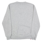 ALPHA INDUSTRIES Mens Grey Crew Neck M Cotton Blend Pullover Sweatshirt