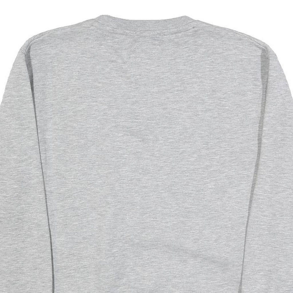 ALPHA INDUSTRIES Mens Grey Crew Neck M Cotton Blend Pullover Sweatshirt