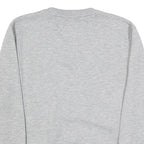 ALPHA INDUSTRIES Mens Grey Crew Neck M Cotton Blend Pullover Sweatshirt