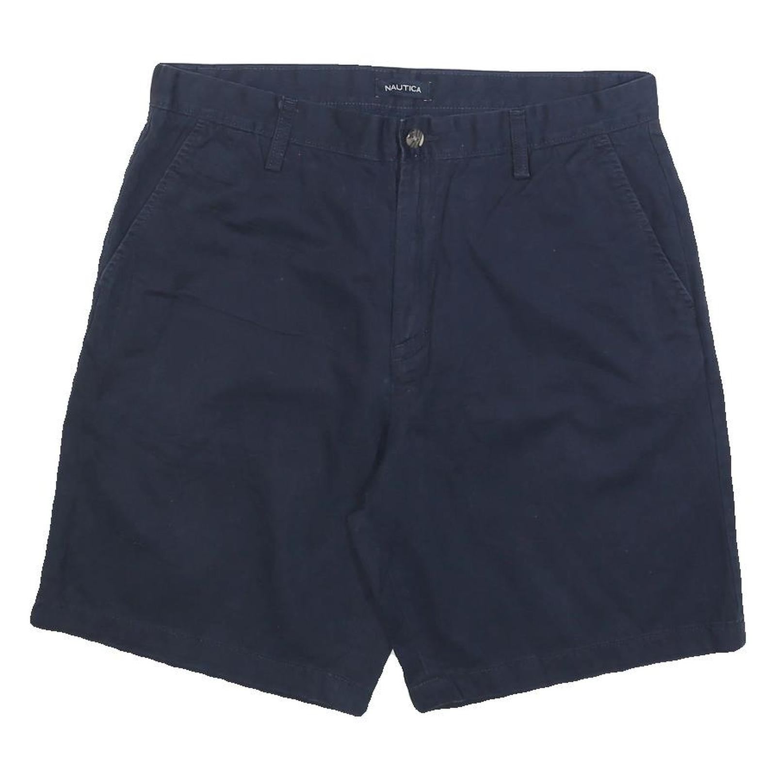 NAUTICA Mens Shorts Blue Casual M W34 Cotton Blend Classic Fit Comfortable