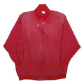 PACER Womens Red Jacket M Cotton Plain Zip Casual Outerwear