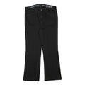 CALVIN KLEIN JEANS Womens Regular Black Denim Straight Fit Zip W30 L27