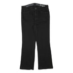 CALVIN KLEIN JEANS Womens Regular Black Denim Straight Fit Zip W30 L27