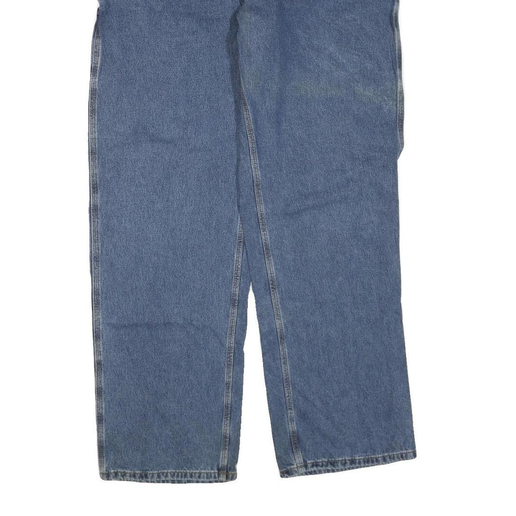 CARHARTT Mens Jeans Blue Regular Straight Denim Medium W36 L34 Workwear