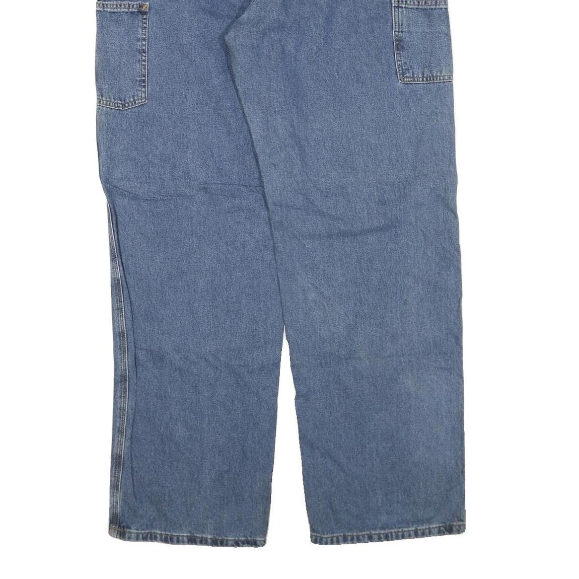 CARHARTT Mens Jeans Blue Regular Straight Denim Medium W36 L34 Workwear