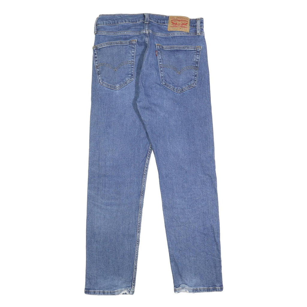 LEVI'S 505 Mens Jeans Blue Regular Straight Denim Medium W32 L30 Classic Fit Zip