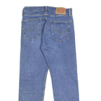 LEVI'S 505 Mens Jeans Blue Regular Straight Denim Medium W32 L30 Classic Fit Zip