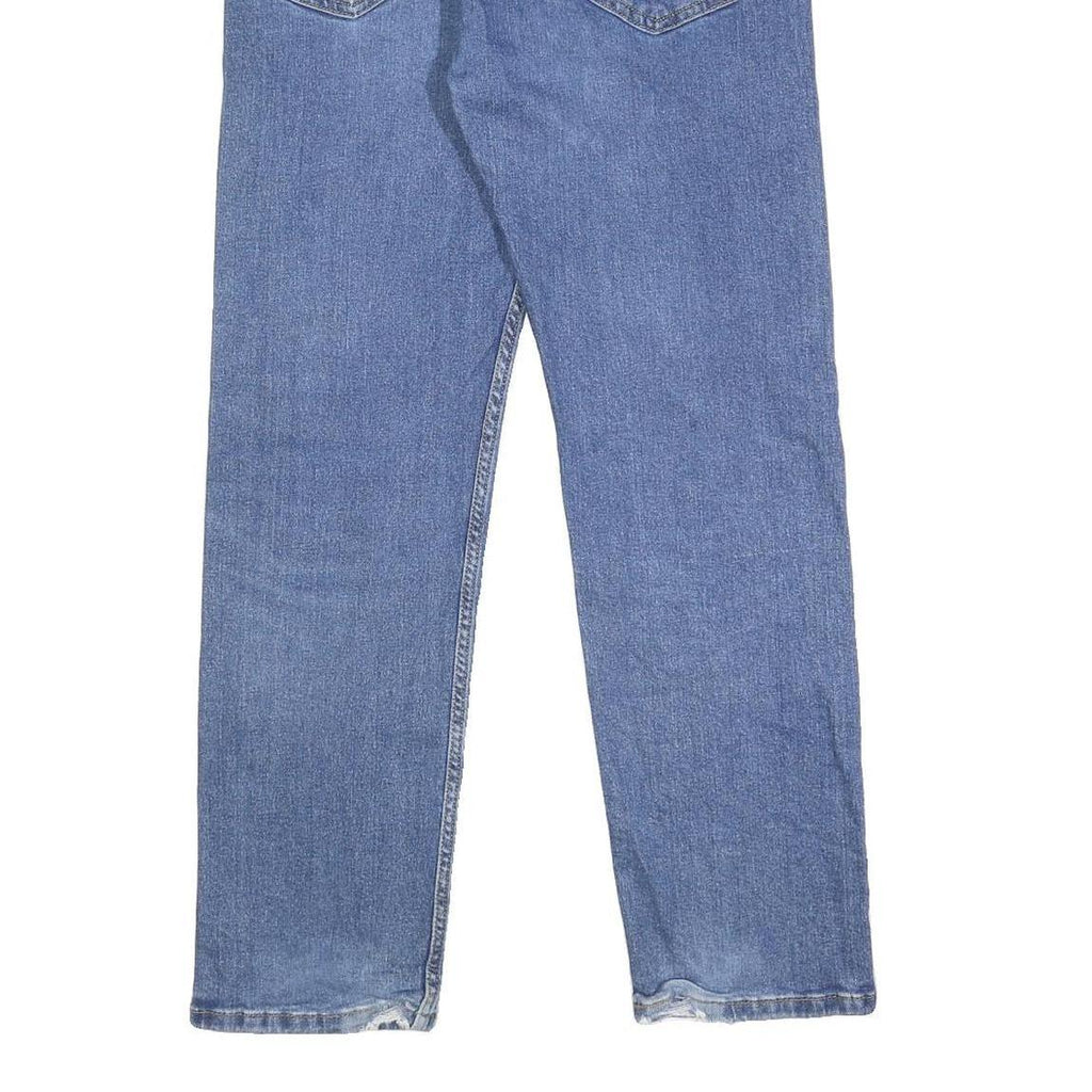 LEVI'S 505 Mens Jeans Blue Regular Straight Denim Medium W32 L30 Classic Fit Zip