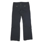 ATHLETA Womens Polyamide Blend Black Regular Fit Straight Leg Trousers W30 L30