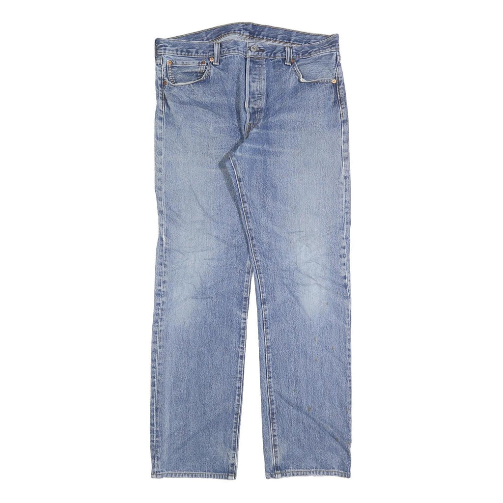 LEVI'S Mens Jeans Blue Regular Straight Denim Light W34 L32 Classic Vintage