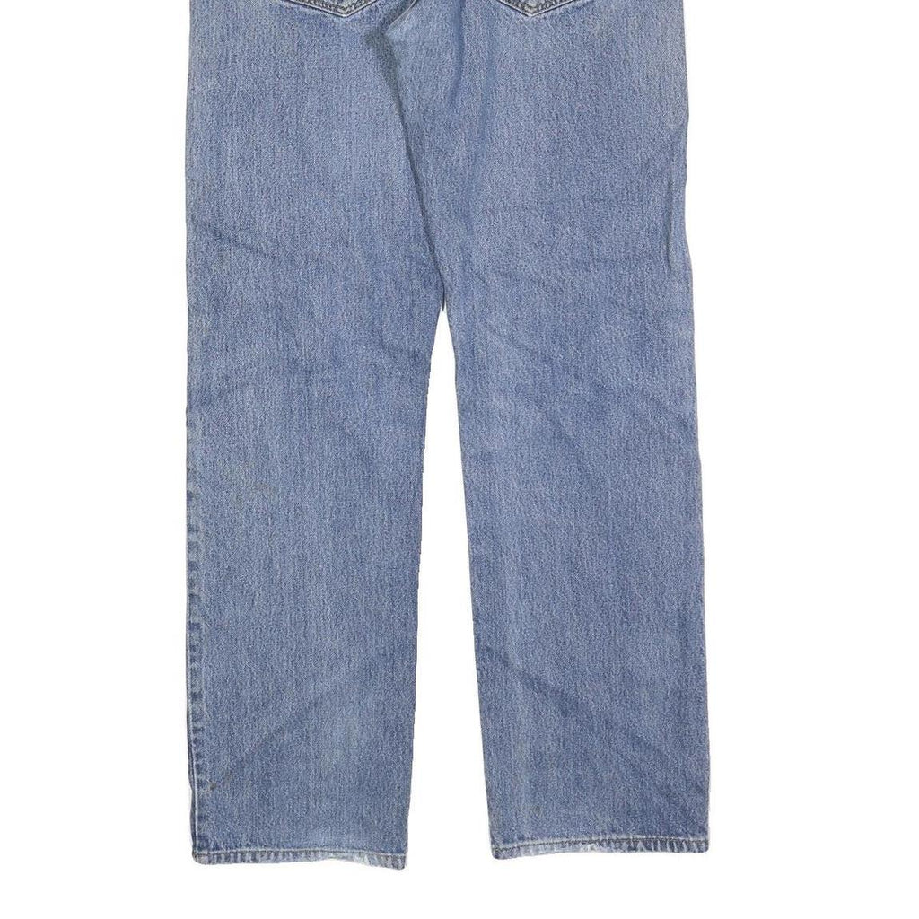 LEVI'S Mens Jeans Blue Regular Straight Denim Light W34 L32 Classic Vintage