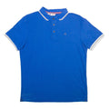 CALVIN KLEIN Mens Polo Shirt Blue M