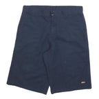 DICKIES Mens Shorts Blue Casual Cotton Blend M W32 Workwear Durable