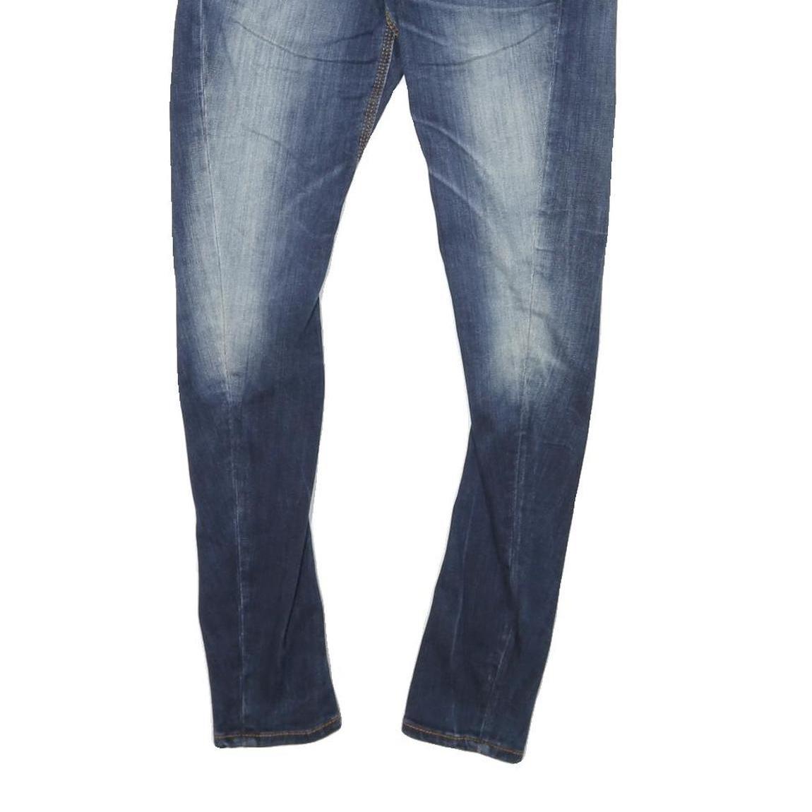 GUESS Womens Blue Slim Skinny Denim Medium W27 L27 Cotton Blend Zip Jeans