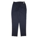 DICKIES Mens Cotton Blend Navy Relaxed Straight Trousers W32 L37 Workwear