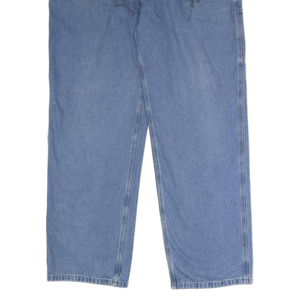 CARHARTT Mens Blue Classic Straight Denim Jeans W44 L34 Workwear Heavy Duty