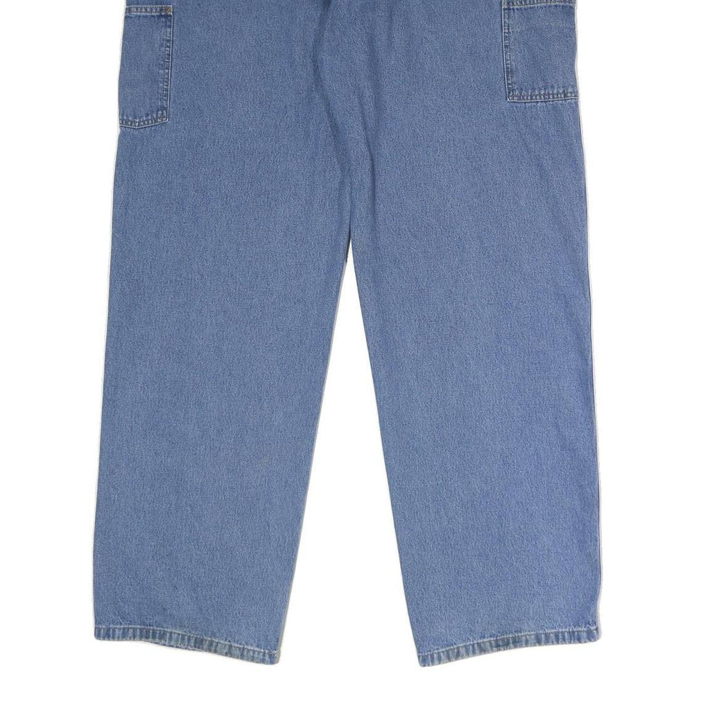 CARHARTT Mens Blue Classic Straight Denim Jeans W44 L34 Workwear Heavy Duty