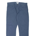 CALVIN KLEIN Mens Trousers Blue Regular Straight W36 L30
