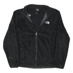 THE NORTH FACE Womens Black Fleece Jacket XL Polyester Blend Zip Outdoor Warm