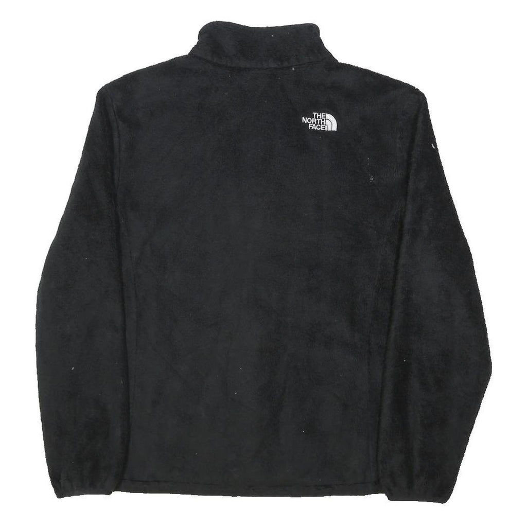 THE NORTH FACE Womens Black Fleece Jacket XL Polyester Blend Zip Outdoor Warm