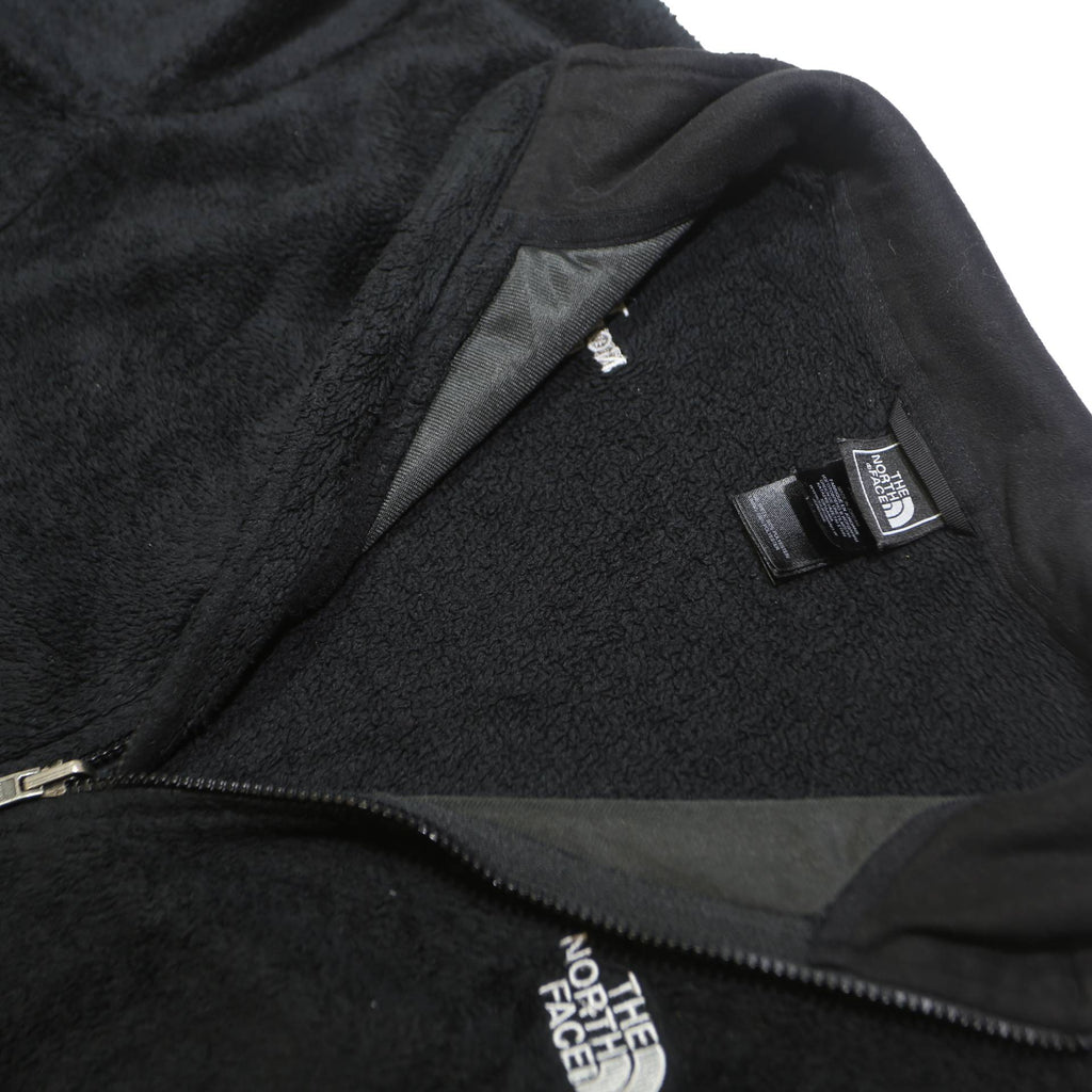 THE NORTH FACE Womens Black Fleece Jacket XL Polyester Blend Zip Outdoor Warm