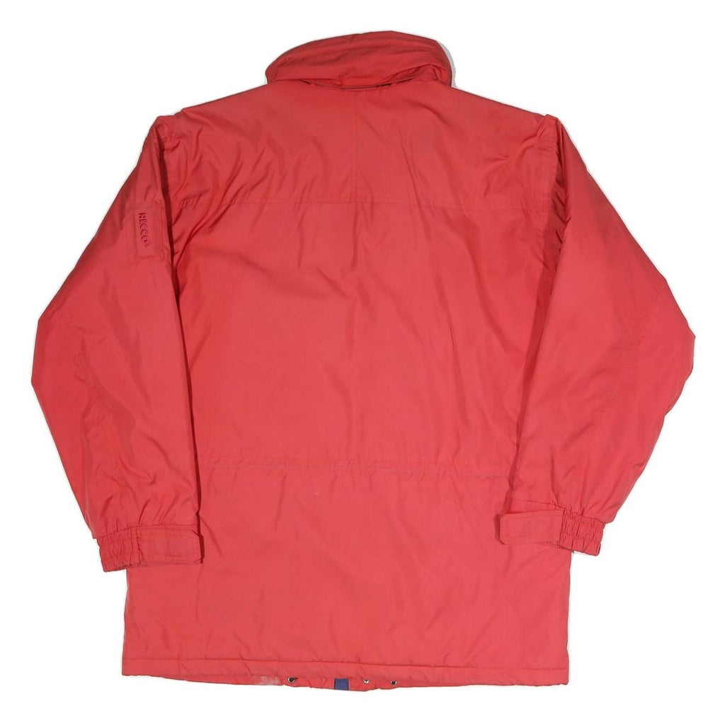 AIR PUSH Mens Red L Polyester Blend Jacket Zip Long Sleeve Outdoor Casual