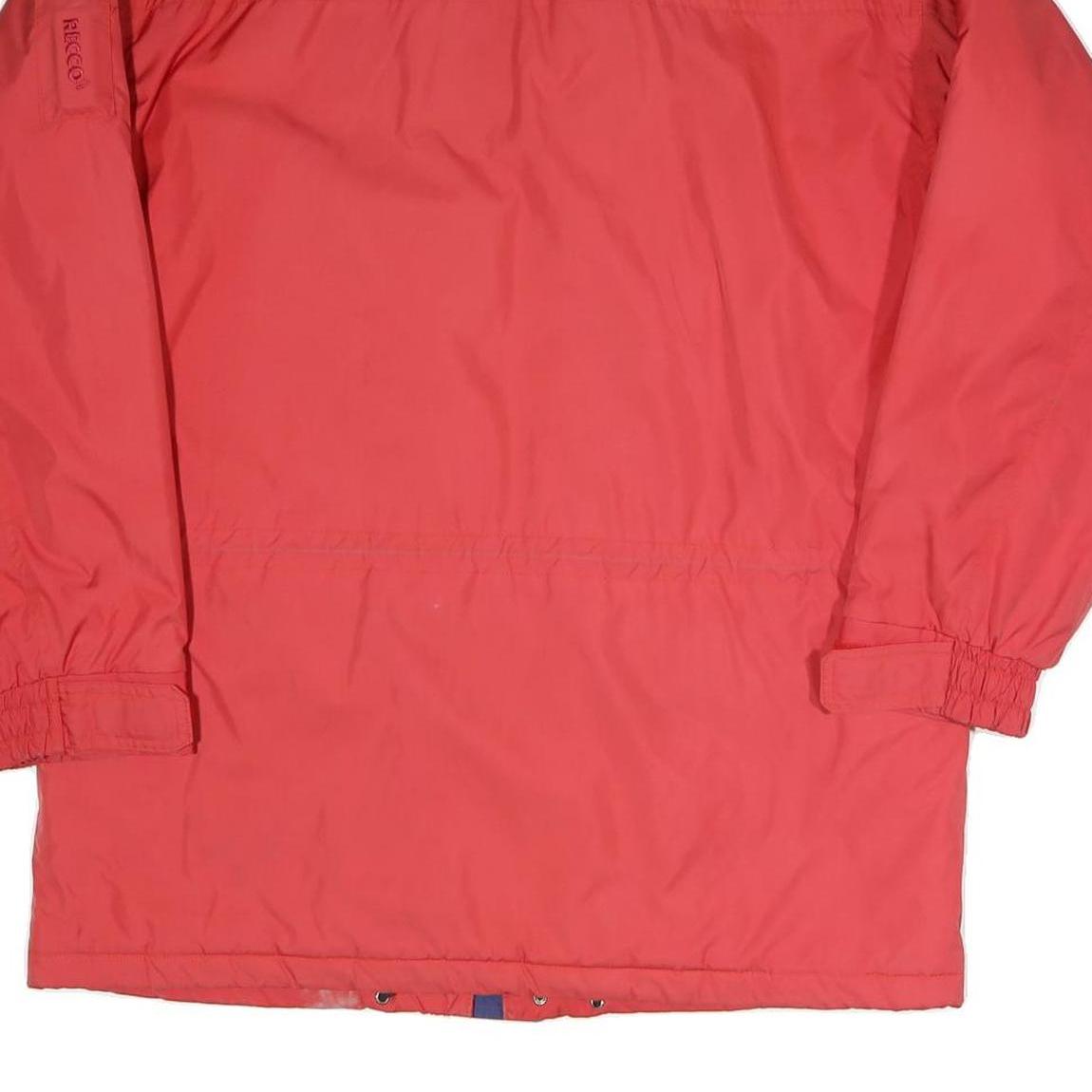 AIR PUSH Mens Red L Polyester Blend Jacket Zip Long Sleeve Outdoor Casual
