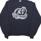 CHAMPION Mens Navy Blue Old Dominion University Pullover Hoodie M Cotton Blend