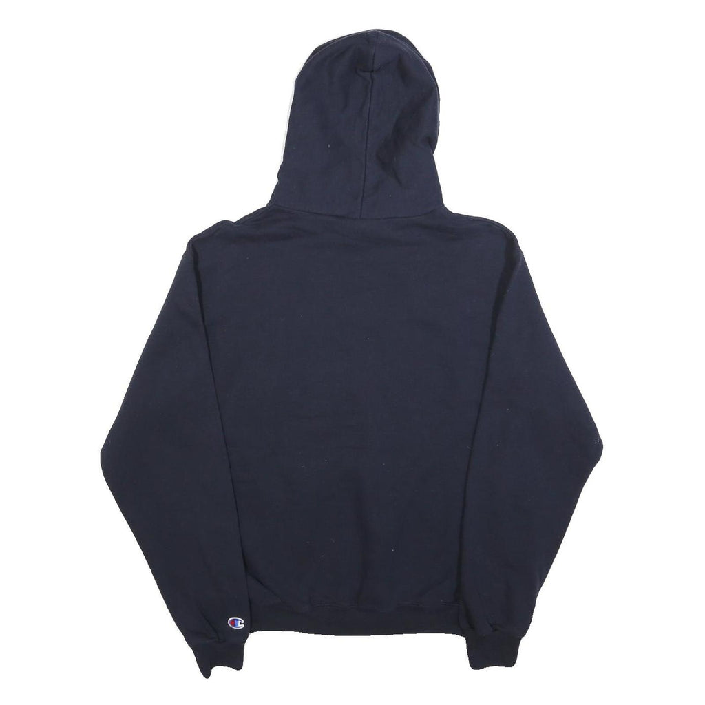 CHAMPION Mens Navy Blue Old Dominion University Pullover Hoodie M Cotton Blend