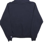 CHAMPION Mens Navy Blue Old Dominion University Pullover Hoodie M Cotton Blend