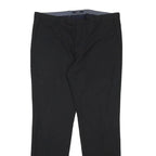 JOOP! Mens Wool Blend Black Slim Straight Trousers W38 L32 Formal Slip On