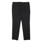 JOOP! Mens Wool Blend Black Slim Straight Trousers W38 L32 Formal Slip On