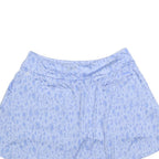 ADIDAS Womens Blue Polyester Blend Pleated Midi Skirt M Athletic Casual