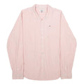 HILFIGER DENIM Mens Pink Cotton Shirt XL Casual Long Sleeve Pocket