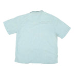 BATICK BAY Mens Blue Rayon Shirt XL Casual Button Down Summer