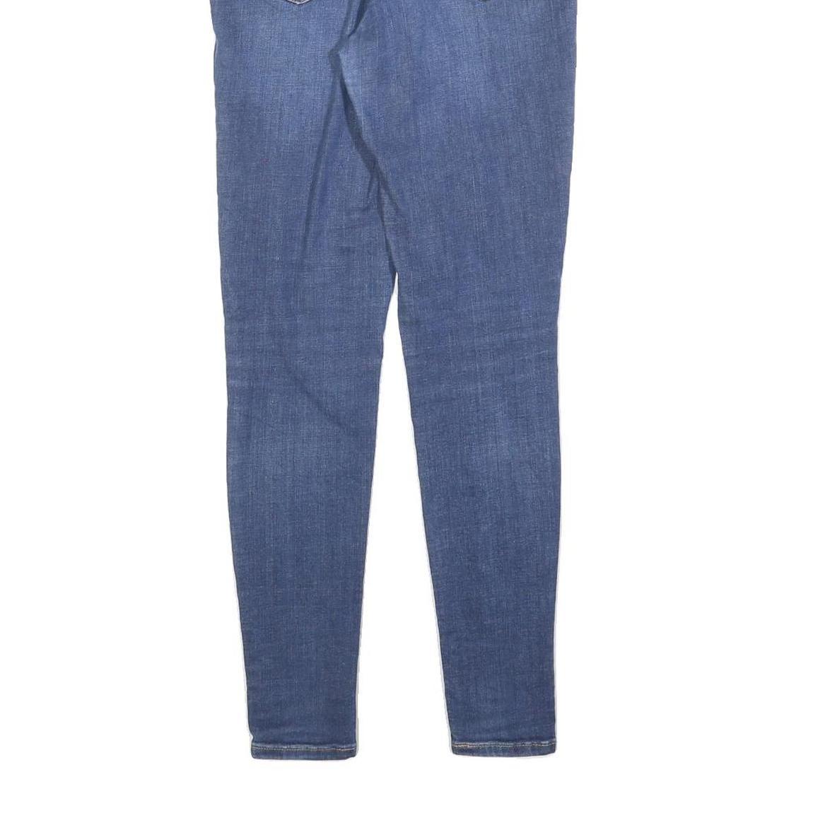 LEVI'S 720 Womens Slim Blue Denim Medium Jeans W25 L30 Stretch Cotton Blend