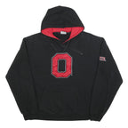 STADIUM Mens Black & Red Hoodie XL Ohio State Logo Cotton Blend Pullover