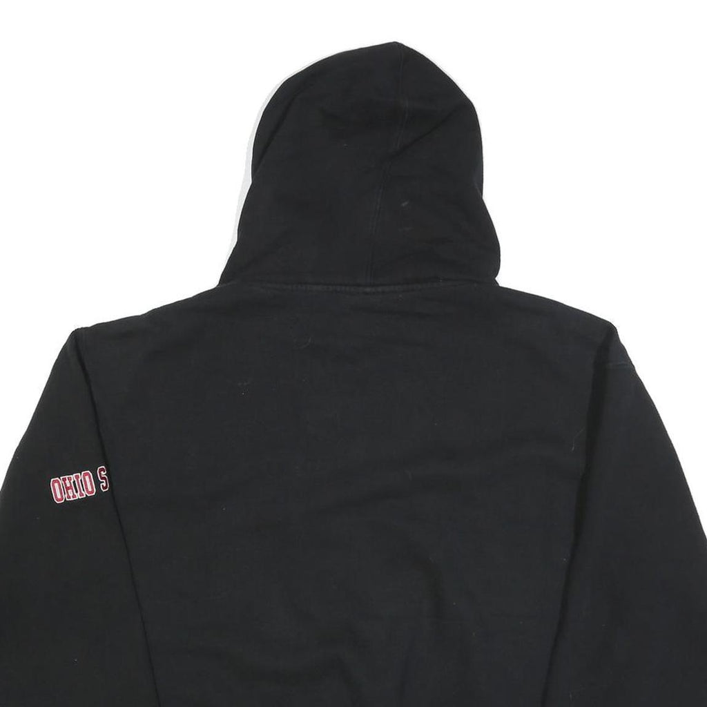 STADIUM Mens Black & Red Hoodie XL Ohio State Logo Cotton Blend Pullover