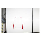 ADIDAS Womens White & Red Logo Zip Jacket M Polyester Sportswear Fitness