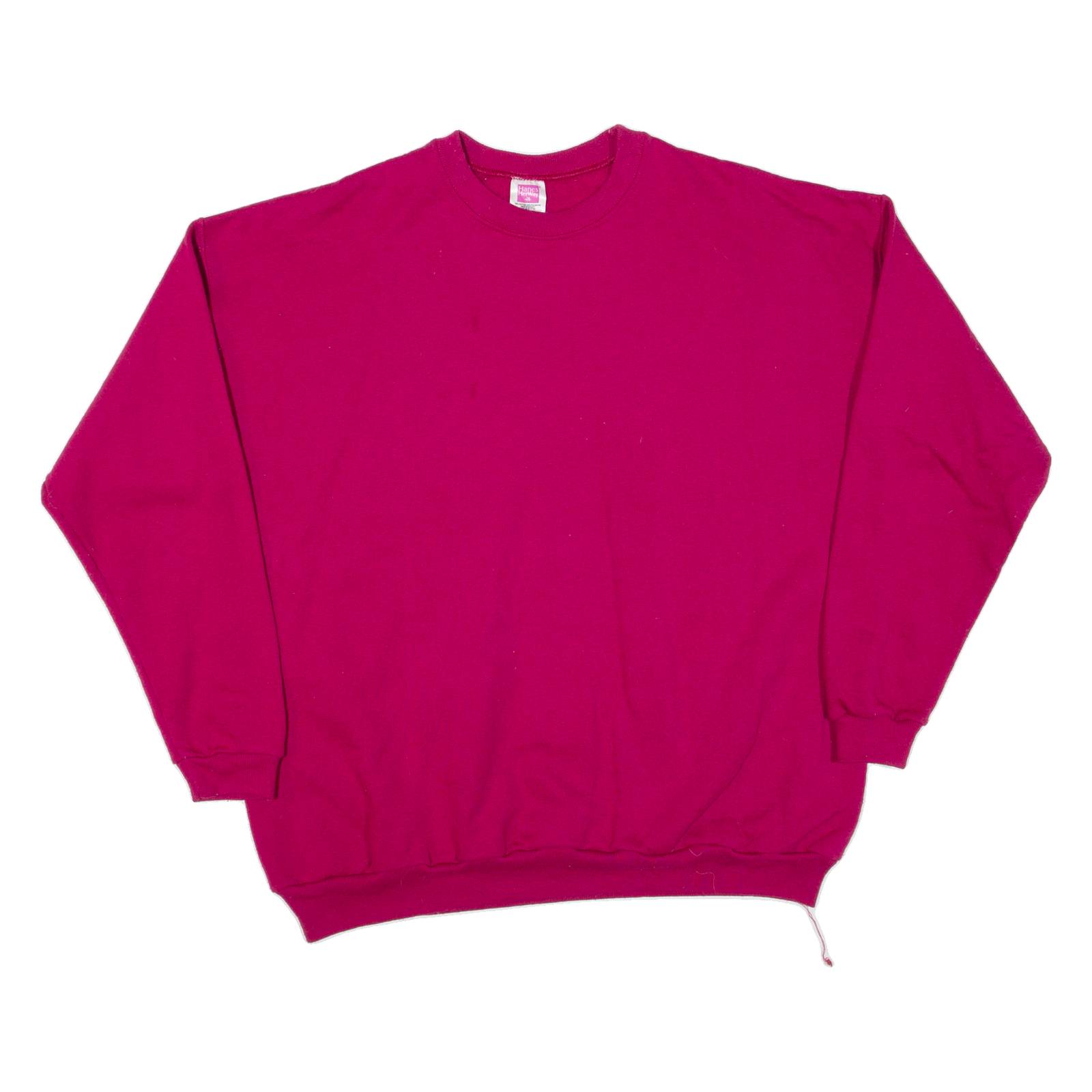 HANES Womens Sweatshirt Purple XL