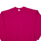 HANES Womens Sweatshirt Purple XL