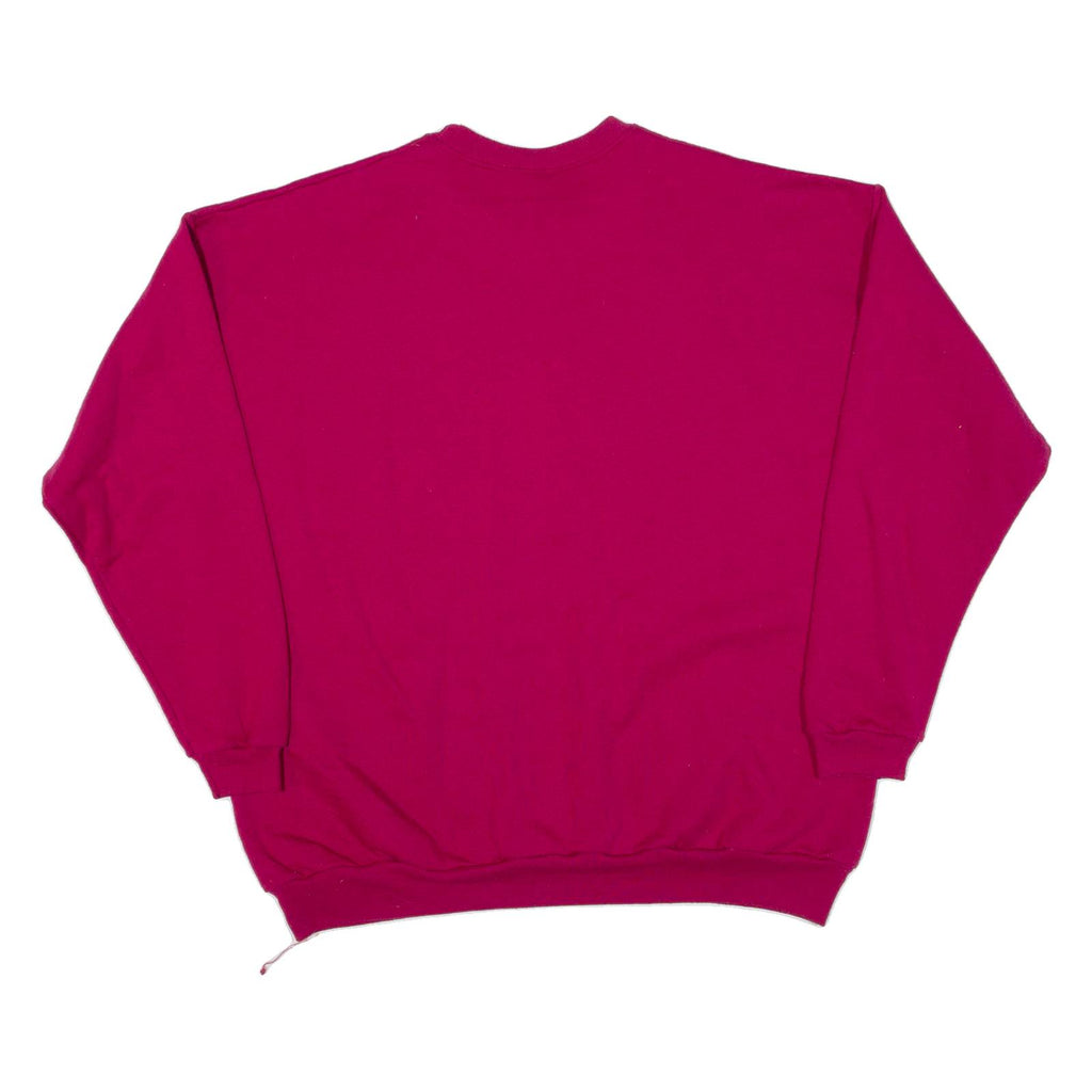HANES Womens Sweatshirt Purple XL